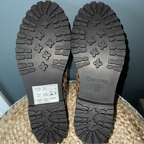 BearPaw Vera Hickory Leopard Ankle Boots - Picture 7 of 11